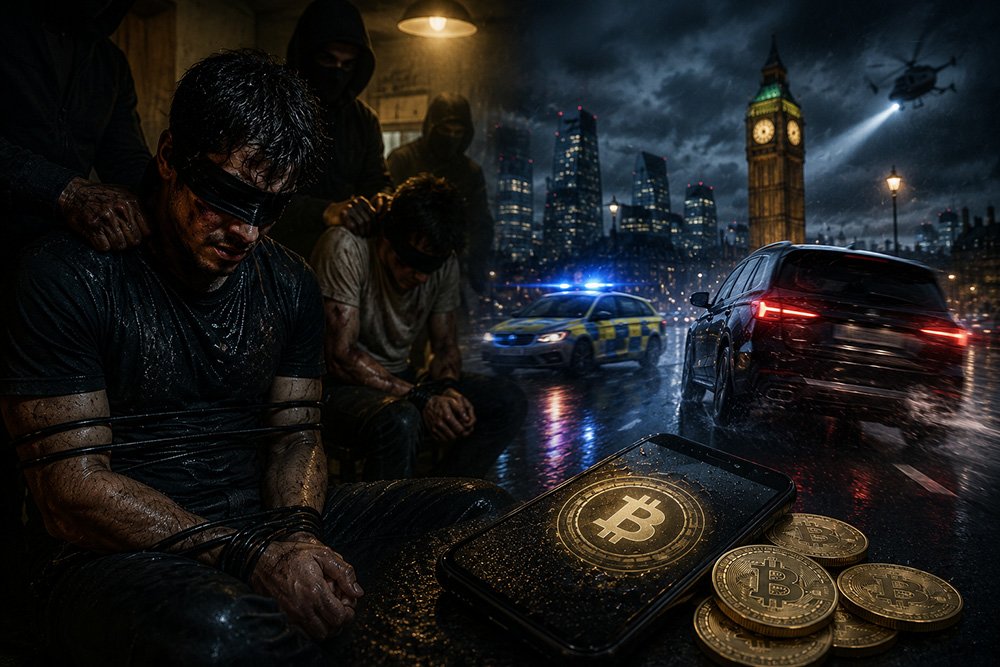 Disekap 52 Jam di London, Dua Investor Kripto Dipaksa Transfer Aset US$30.000