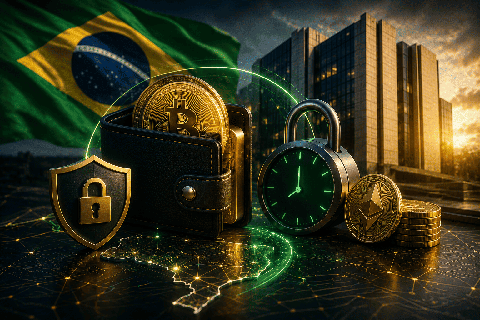 Brasil Siapkan Penahanan Transfer Kripto hingga 24 Jam untuk Cegah Penipuan