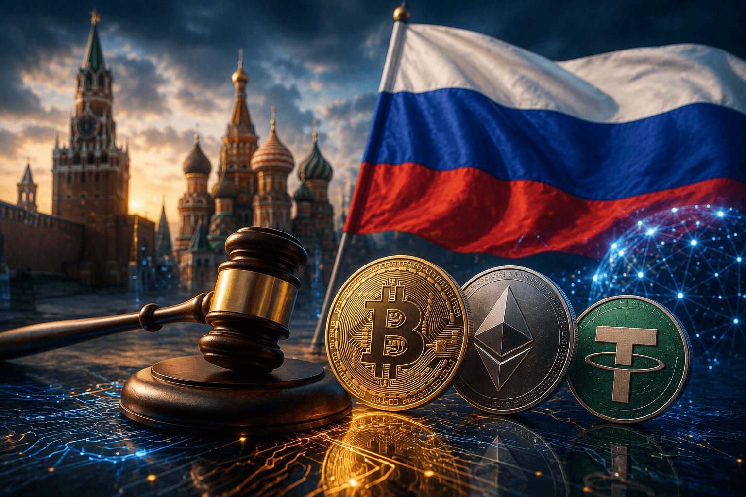 Rusia Resmikan Regulasi Kripto, Bitcoin dan Ethereum Diizinkan untuk Perdagangan Lintas Negara